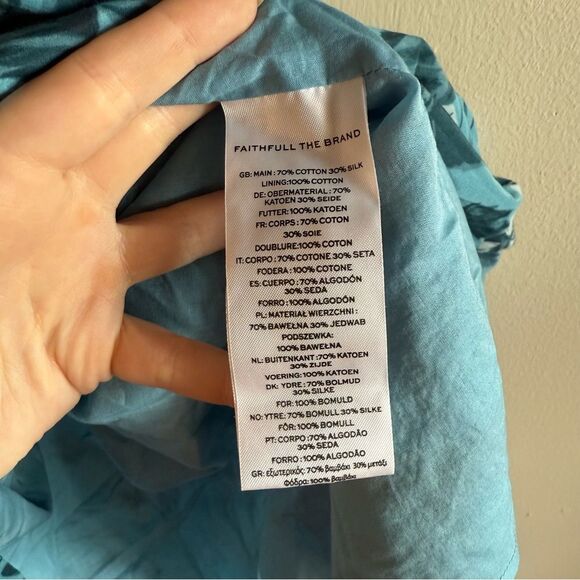 Faithfull the Brand Salone Mini Dress Cierra Floral - Picture 7 of 9